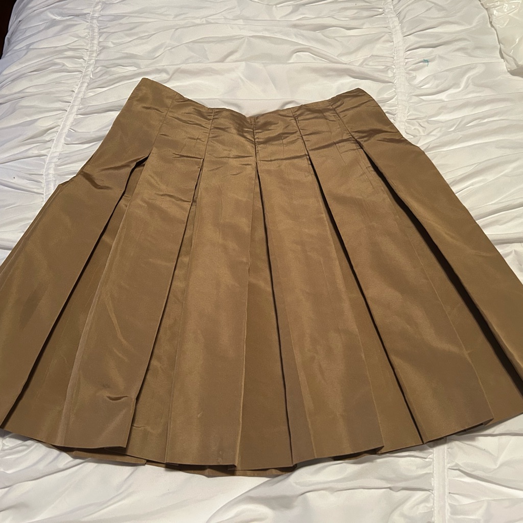 Prada Tan Mini Skirt